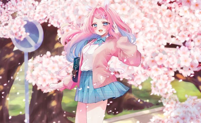 vtuber 星乃兎様 歌ってみたイラスト