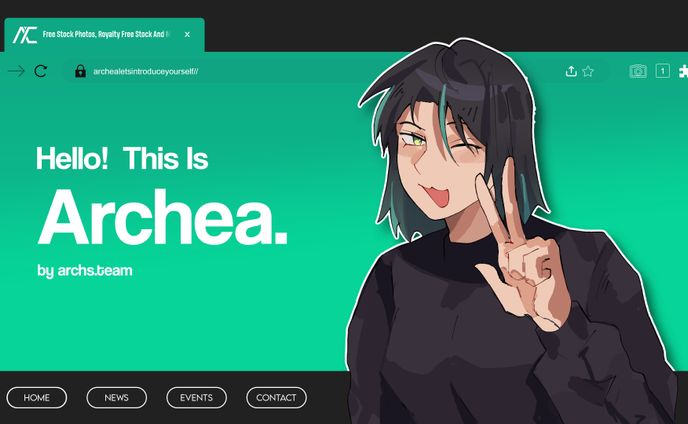 Minimalist Web Layout 