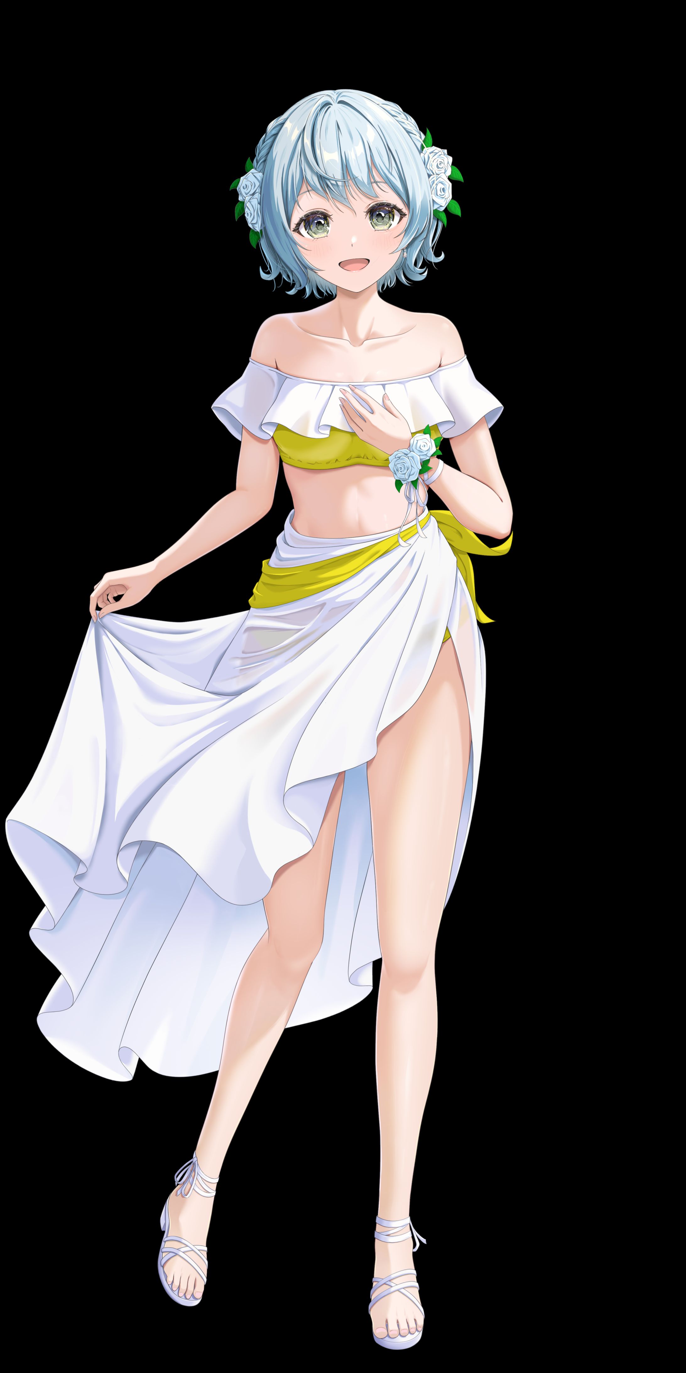 朝露れいん様水着立ち絵-1