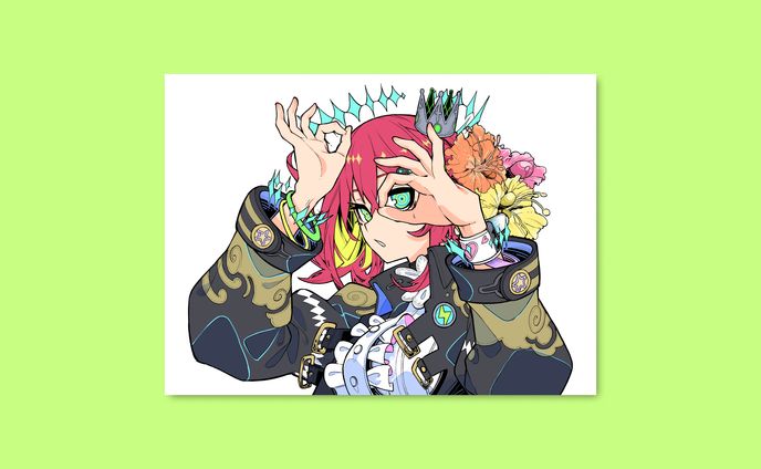 イラスト、キャラクターデザイン、ギャンブル