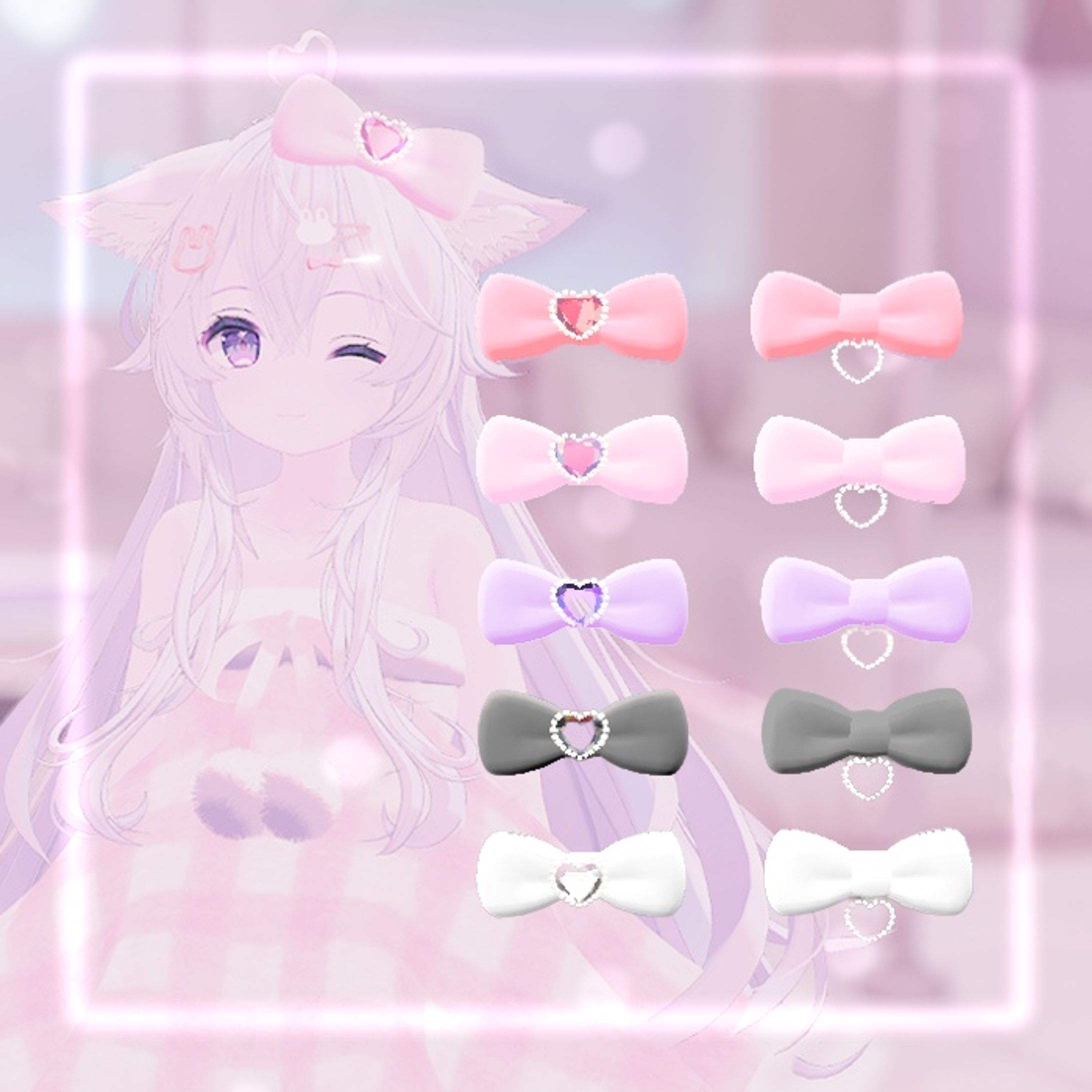 うさぎりぼんセット-1