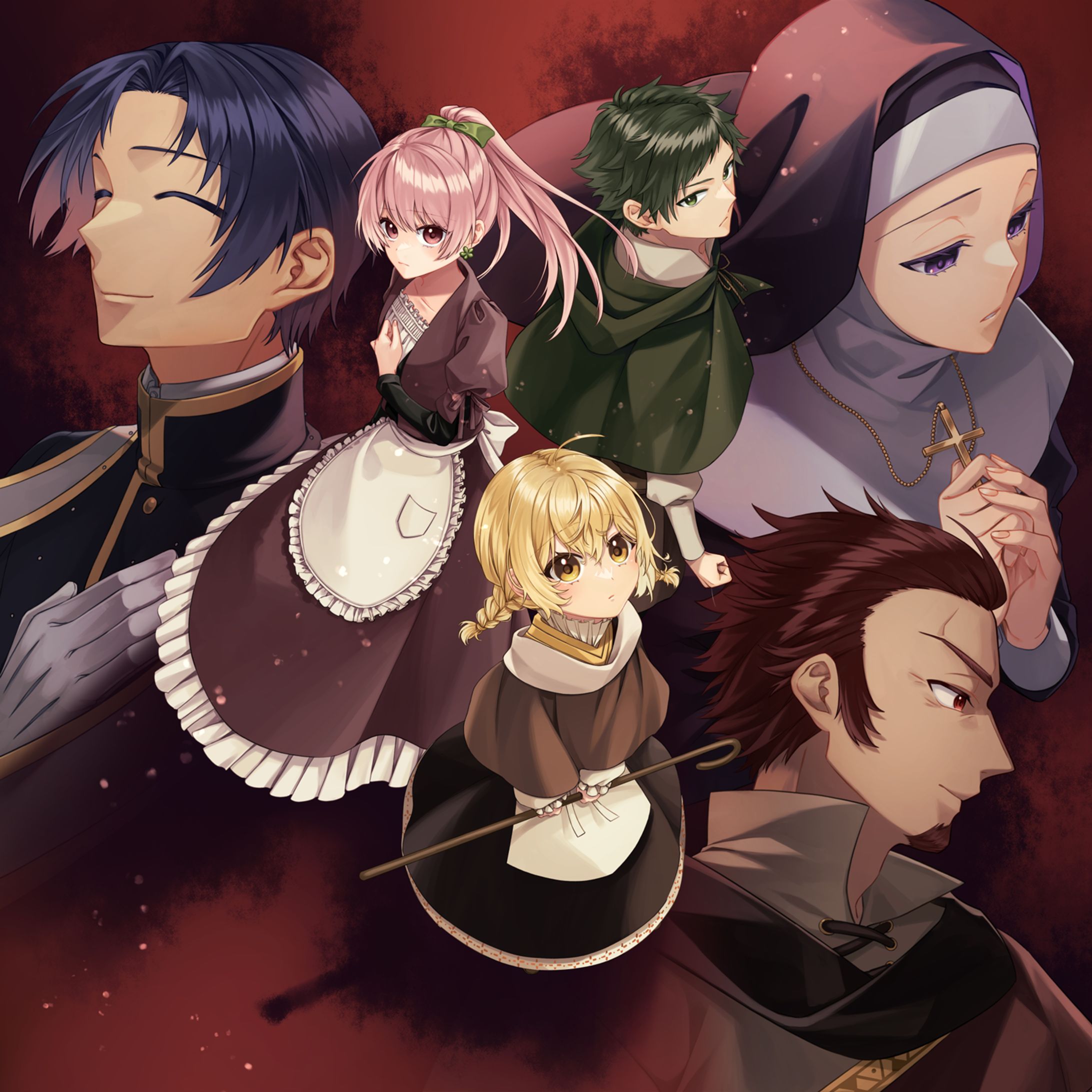 流浪の民 「人喰い森に眠る月　The Secret Melodies」 CDジャケットイラスト-1