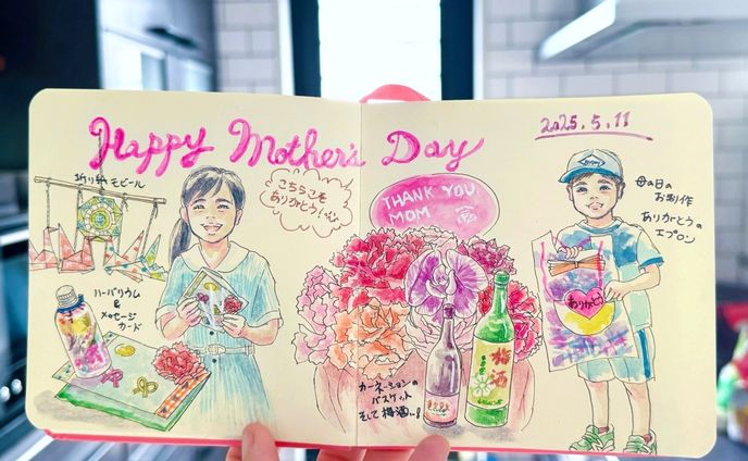 イラストワーク（水彩タッチ）