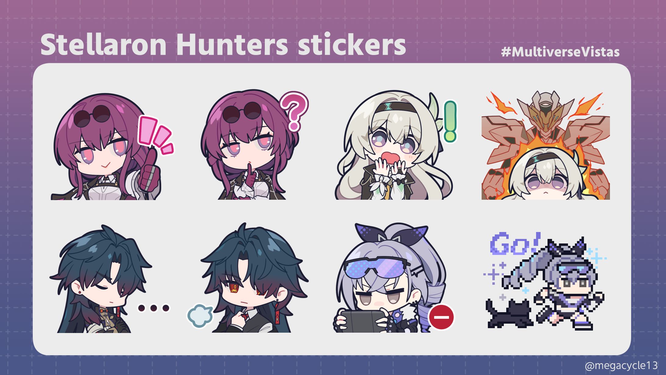 崩壊：スターレイル　星核ハンタースタンプ-1