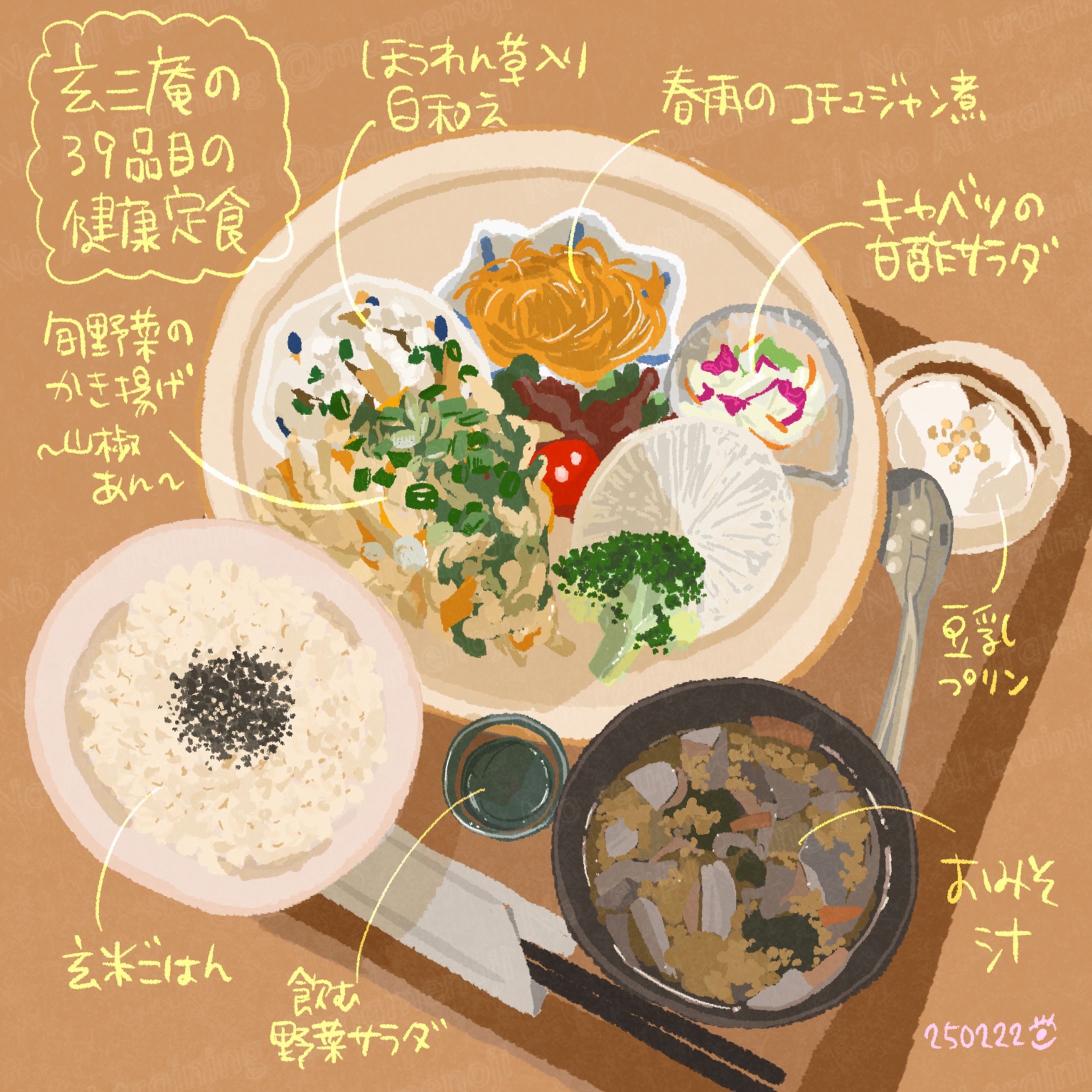 野菜たっぷり健康定食-1