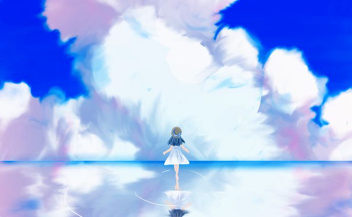 イラスト（暑中見舞いハガキ用）