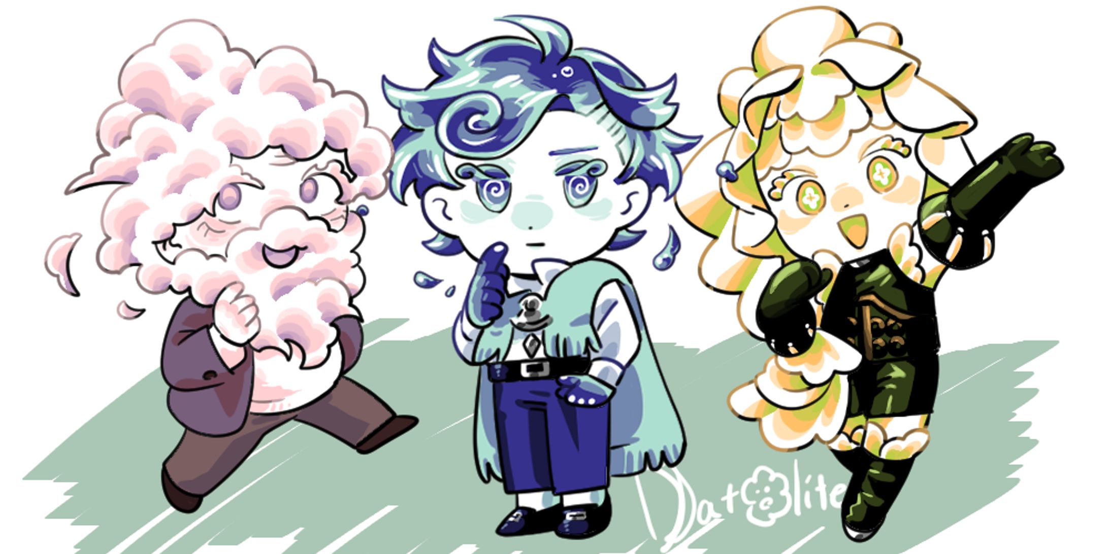 ミニキャラ（線画あり）-1