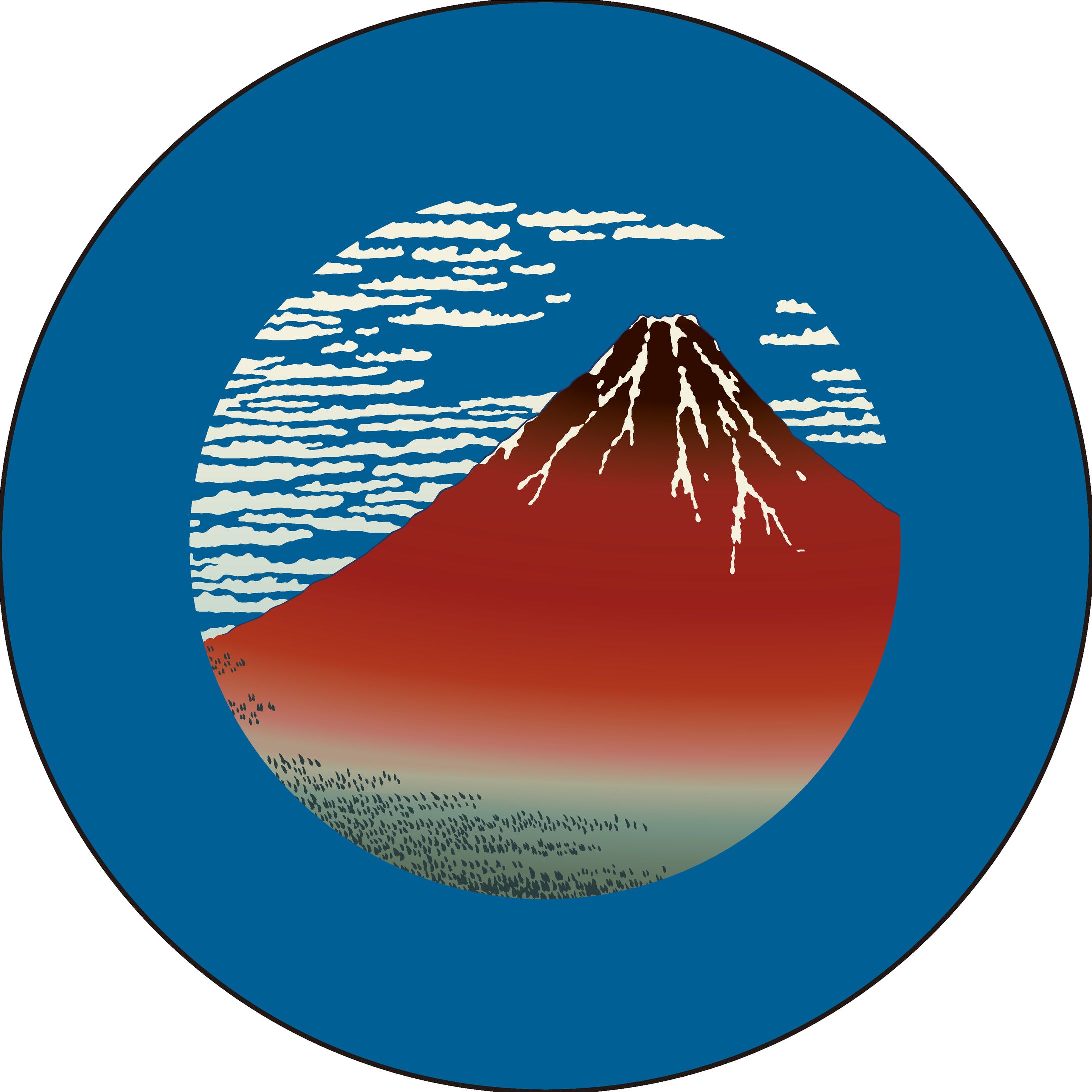 レッドムーン 57mm 缶バッジ 03-1