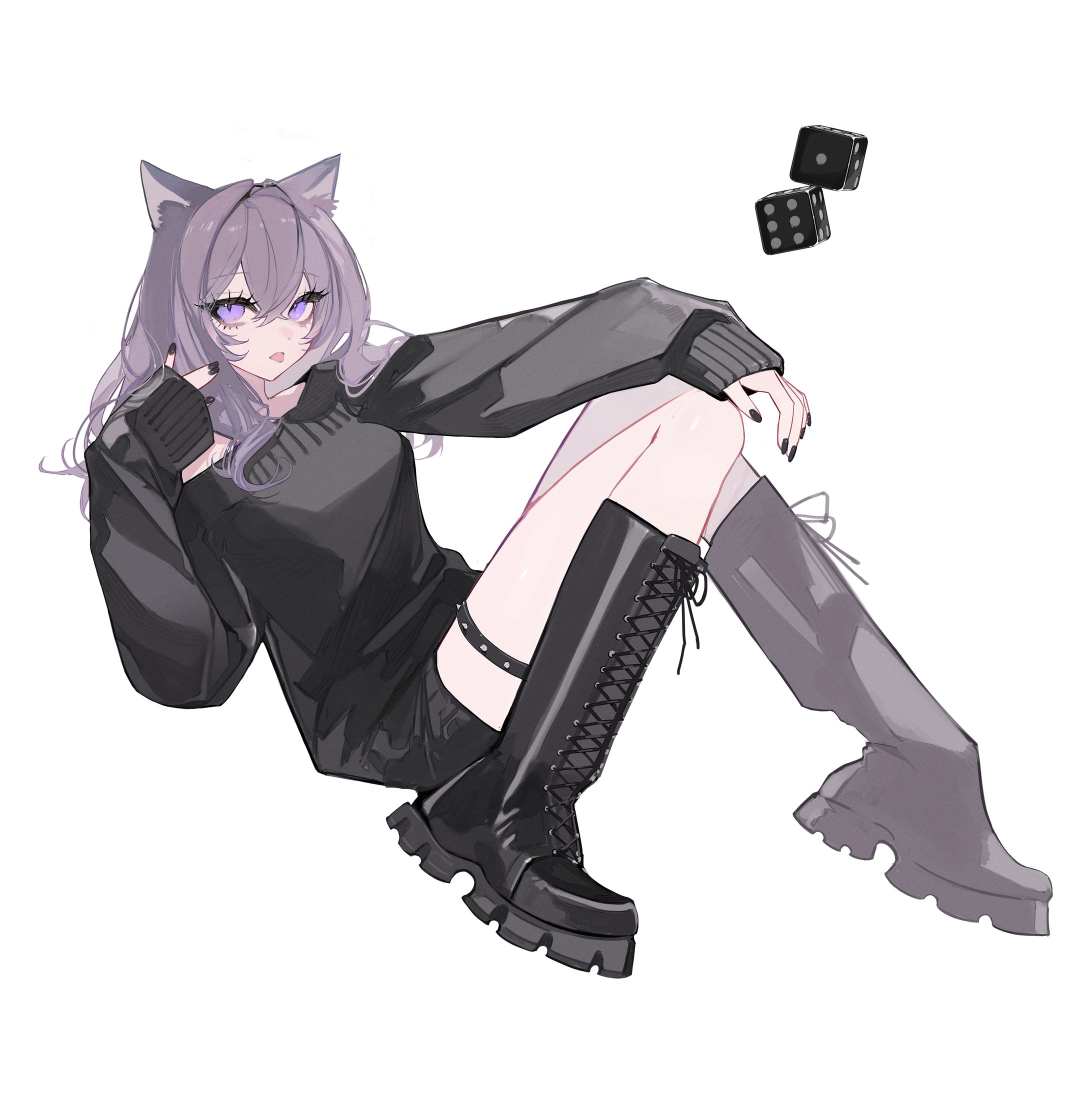 cat black -1