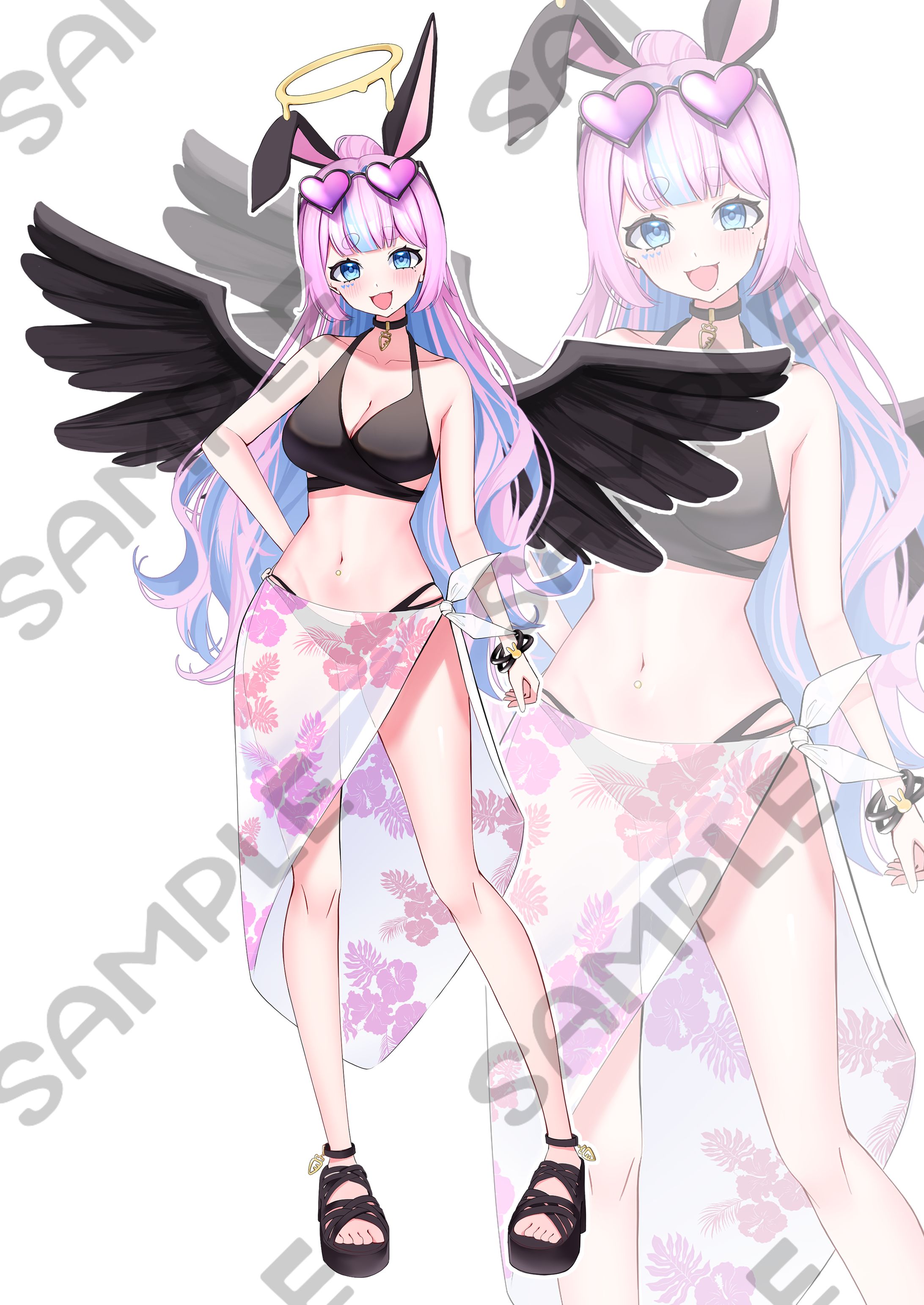 ライブナウV　兎羅あいす様｜衣装デザイン・IRIAM立ち絵-1