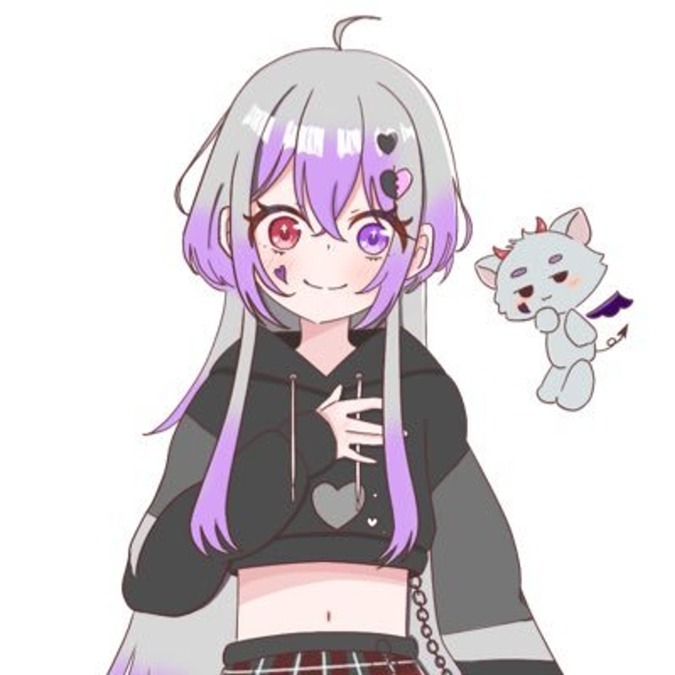 黒魔雨音 様 立ち絵-1