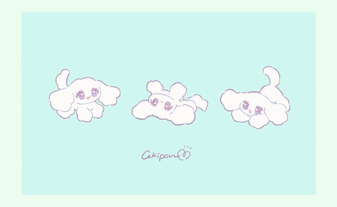 もふもふわんこ