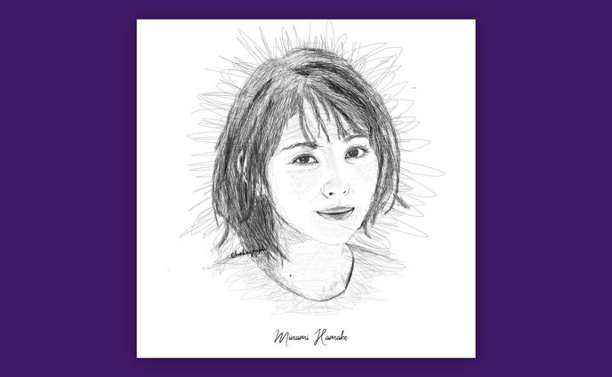 Minami Hamabe Scribble Art