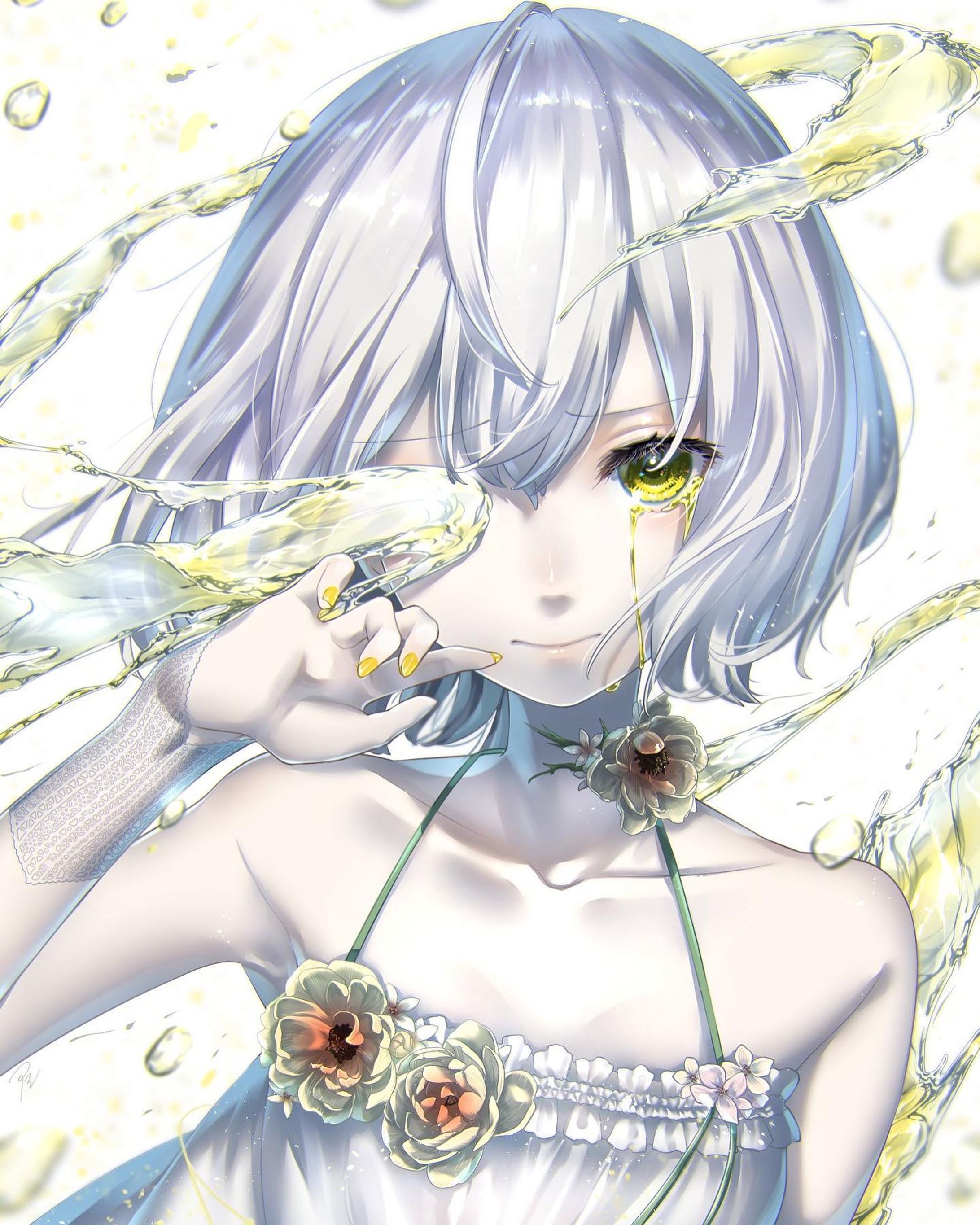 #イラストグラム #イラスト #白髪 #イラストレーター #Illustrator #illustration #art #white-1