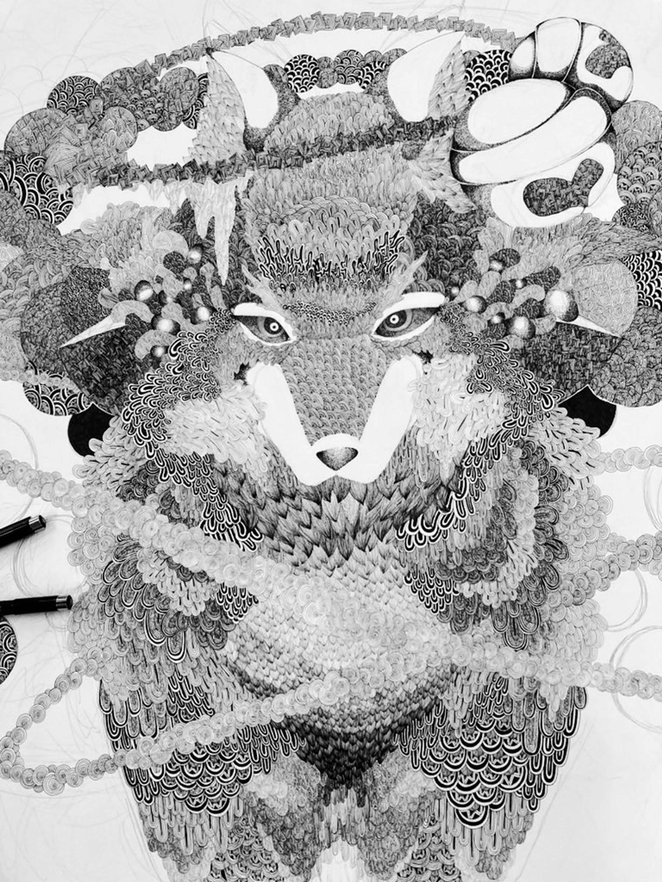 ペン画-1