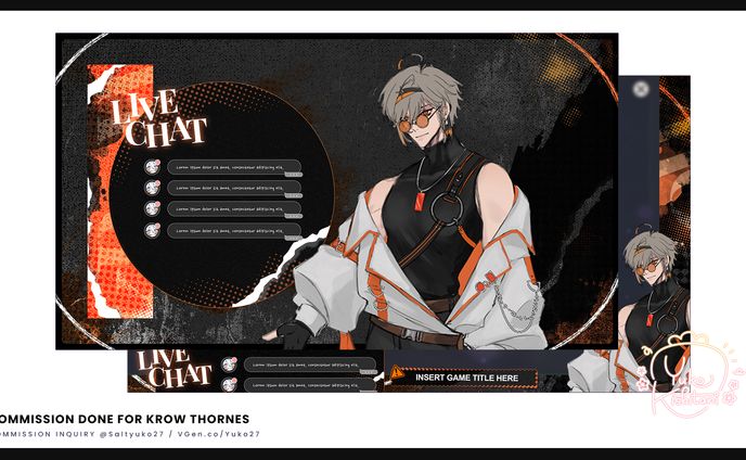 Krow Thornes Stream Overlay & Schedule