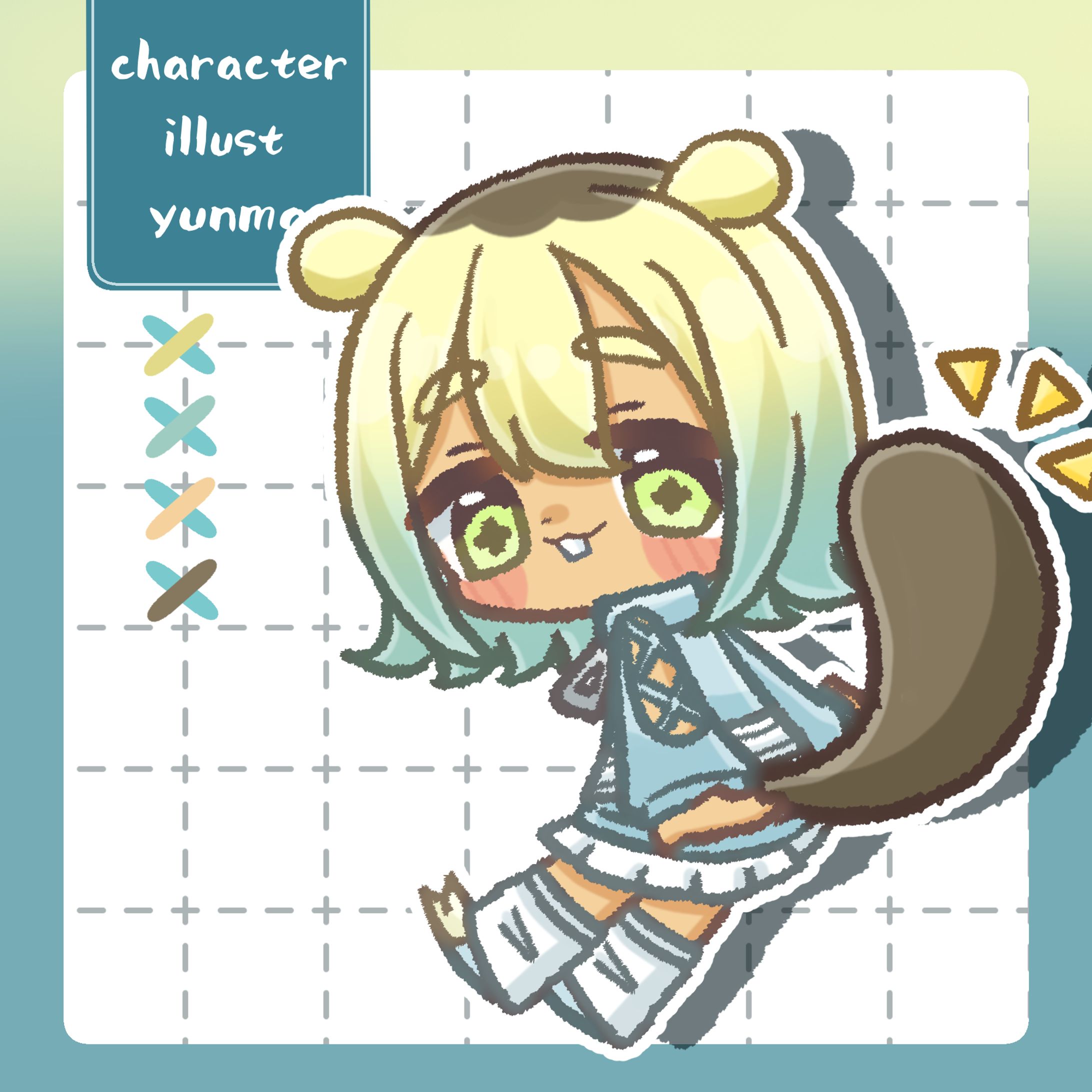 【町川びばさん】デフォルメイラスト【配信者さん】-1