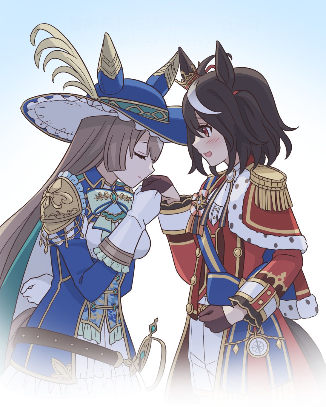 ウマ娘　キタサト　テイオー　マックイーン　原画 ウマ娘 キタサト テイオー マックイーン 原画
