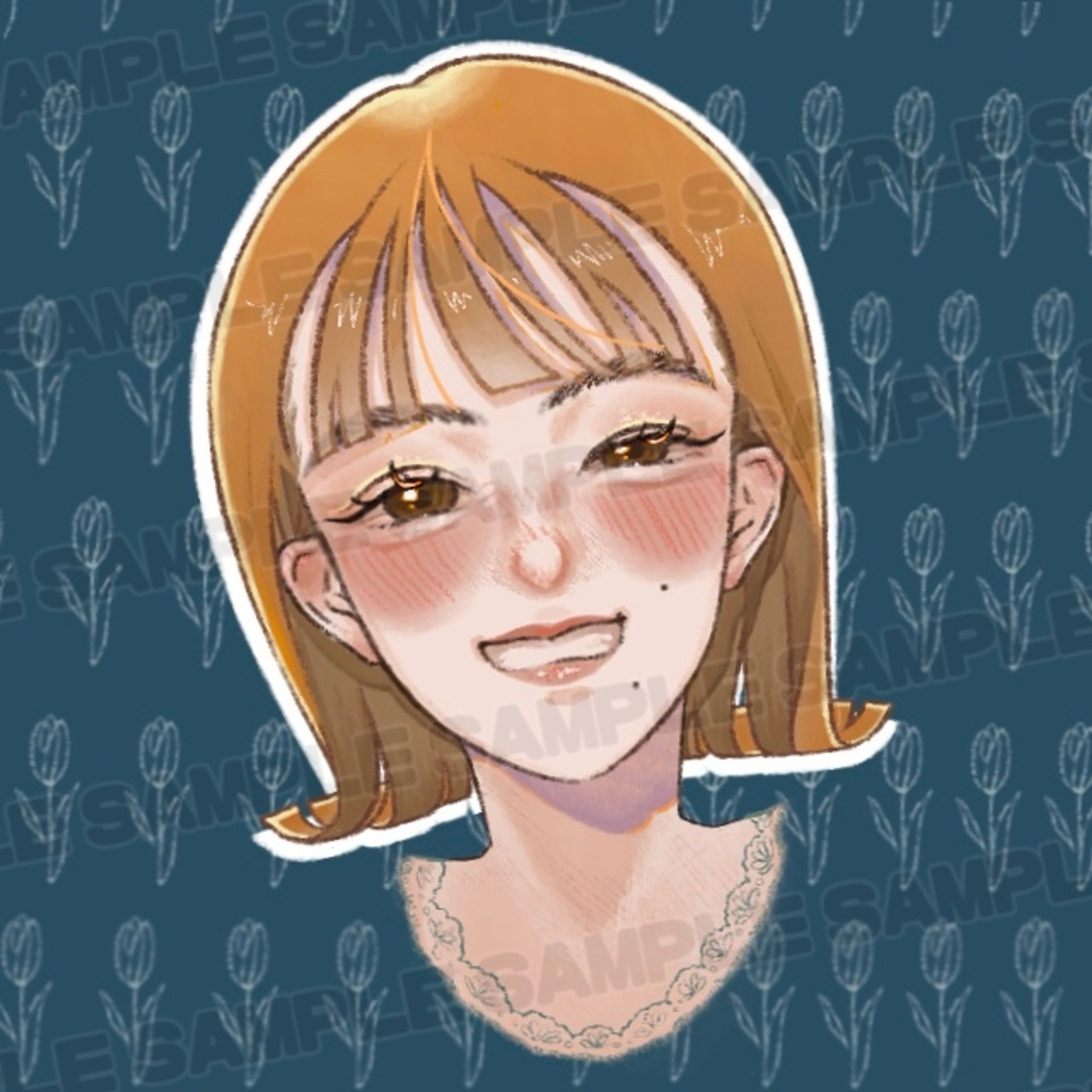 アイコン用似顔絵(2パターン)-1