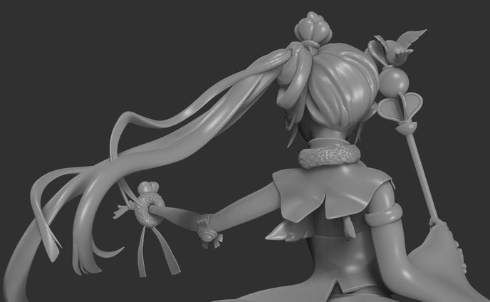 ロゼッタちゃん（ZBrushフィギュア制作の教科書）