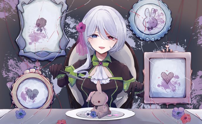 イラスト制作、live2dモデル