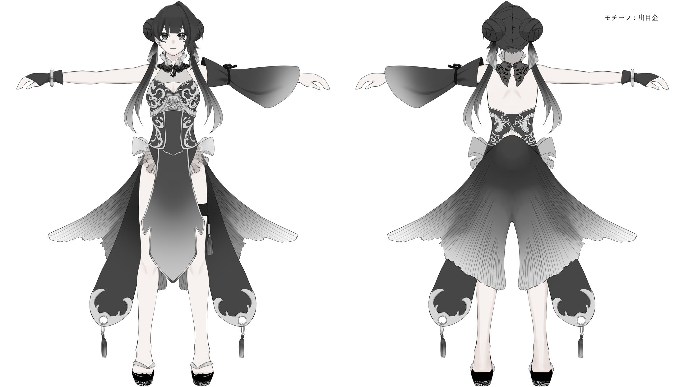 キャラクターモデリング/製作進捗-1