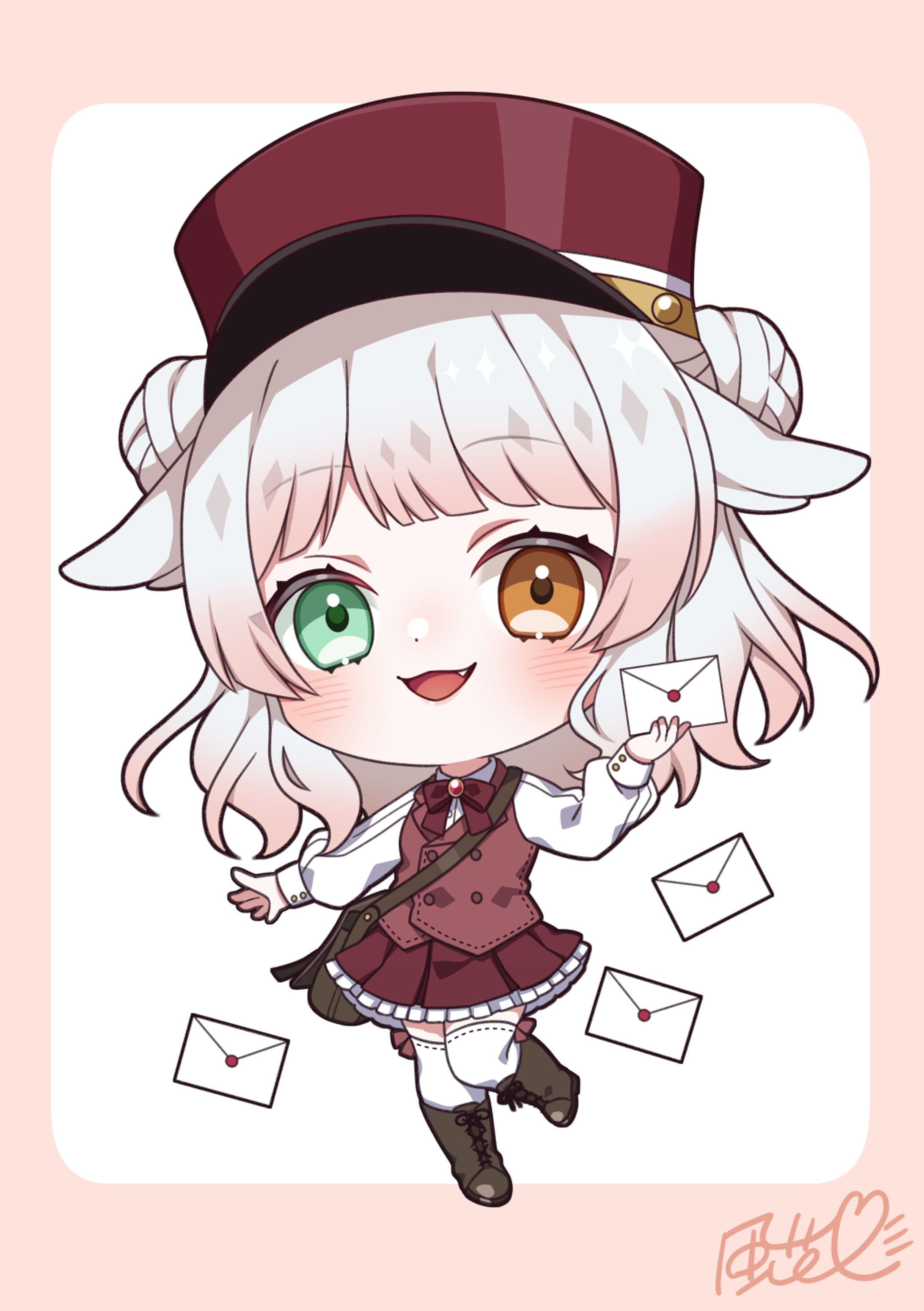 【野羊杏花様】ミニキャライラスト-1