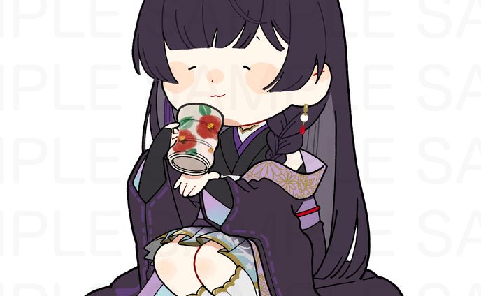 紫蘭様_SDイラスト