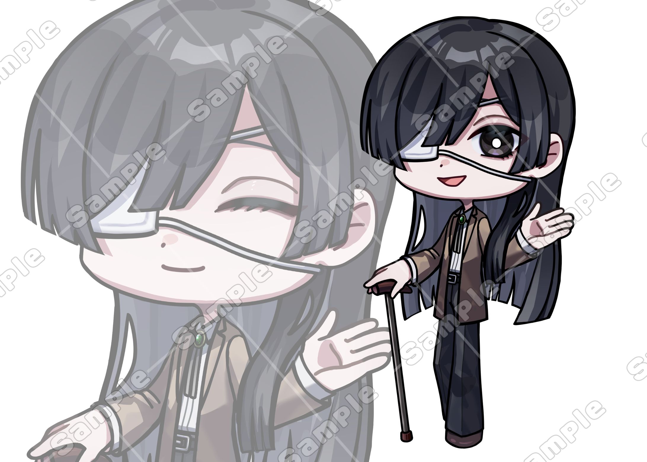 ごーど様　ミニキャラ制作-1