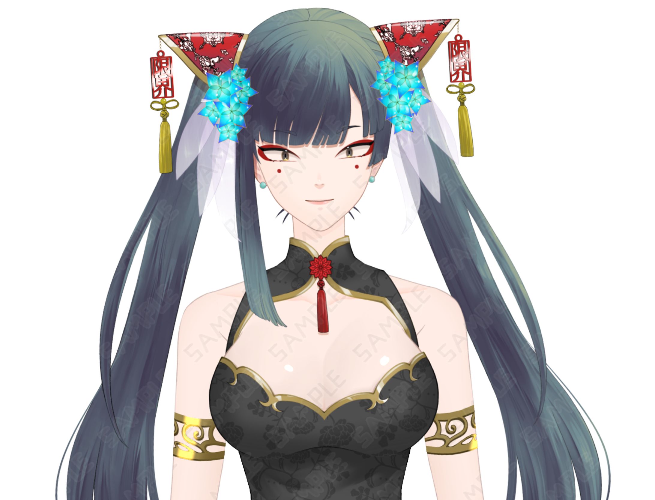 Live2d用パーツ分けイラスト-1