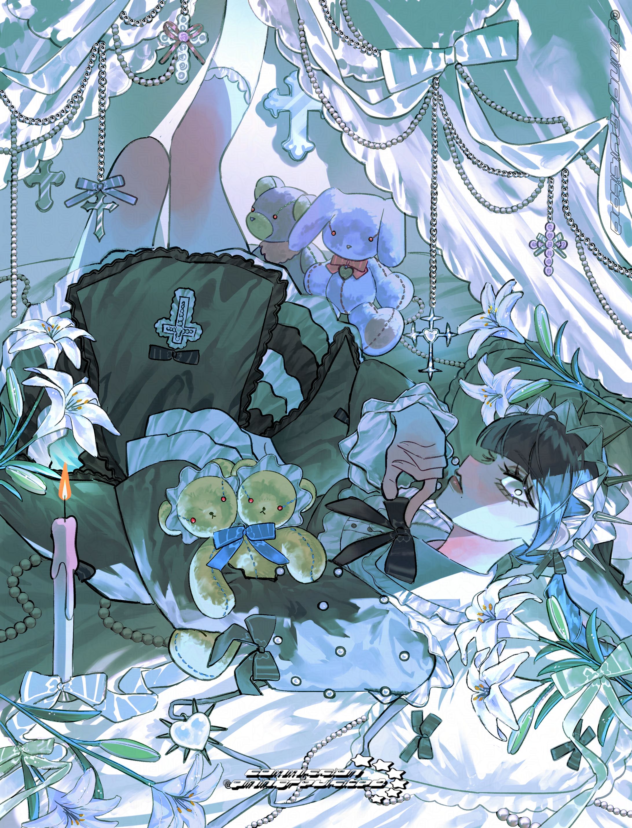 GigiL御幸百様　生誕祭フライヤー及びグッズイラスト-1