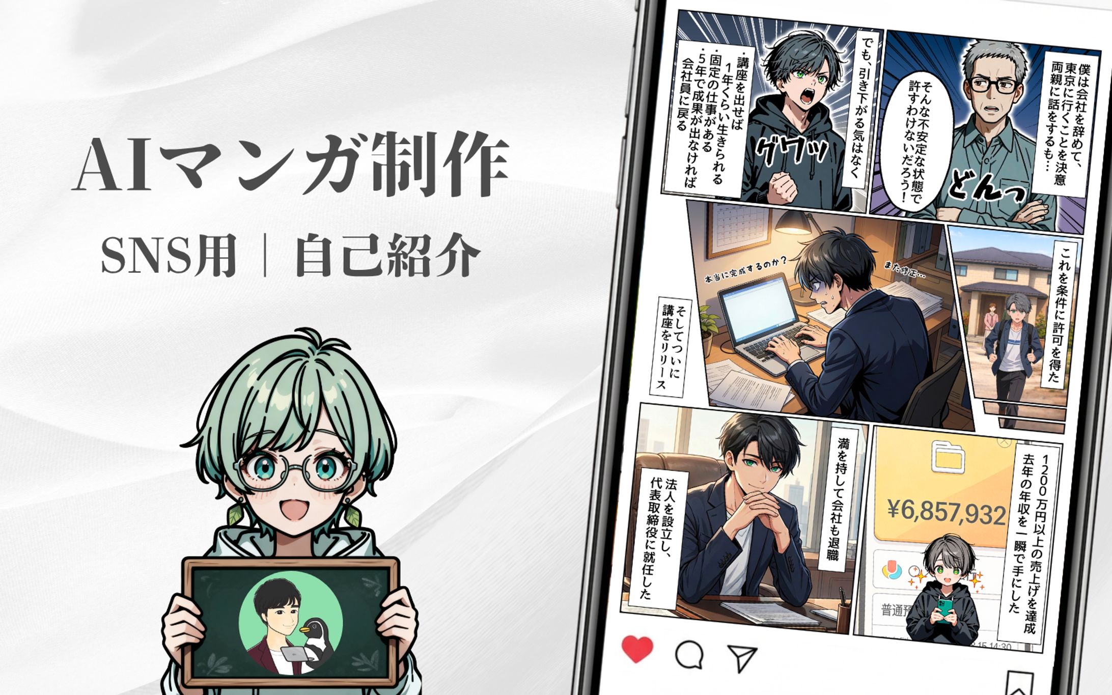 かみね様｜AIマンガ-1