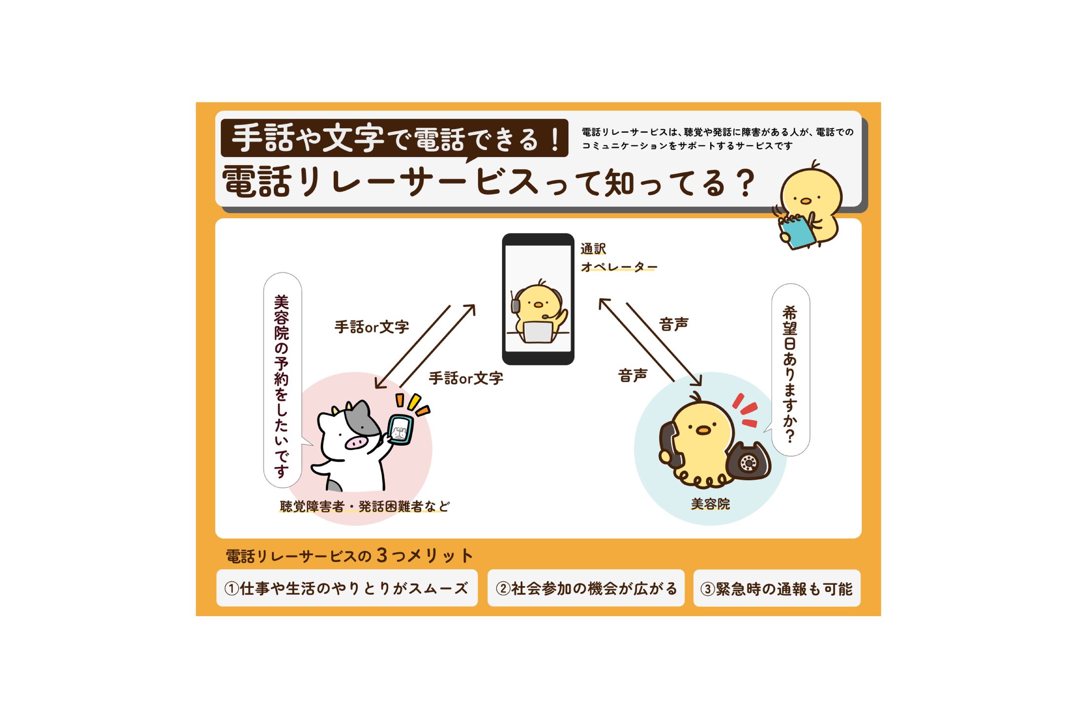 【図解】電話リレーサービスって知ってる？-1