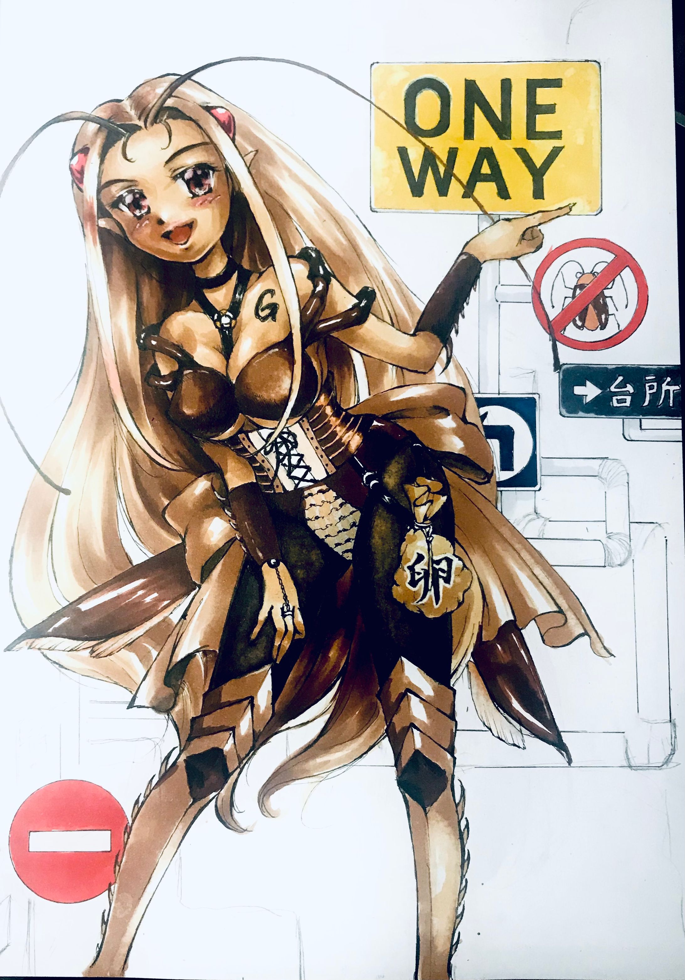 ゴキブリの擬人化-1