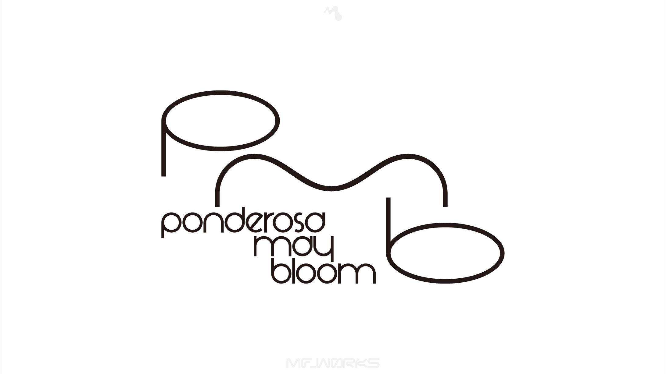 ponderosa may bloom | ロゴデザイン-1
