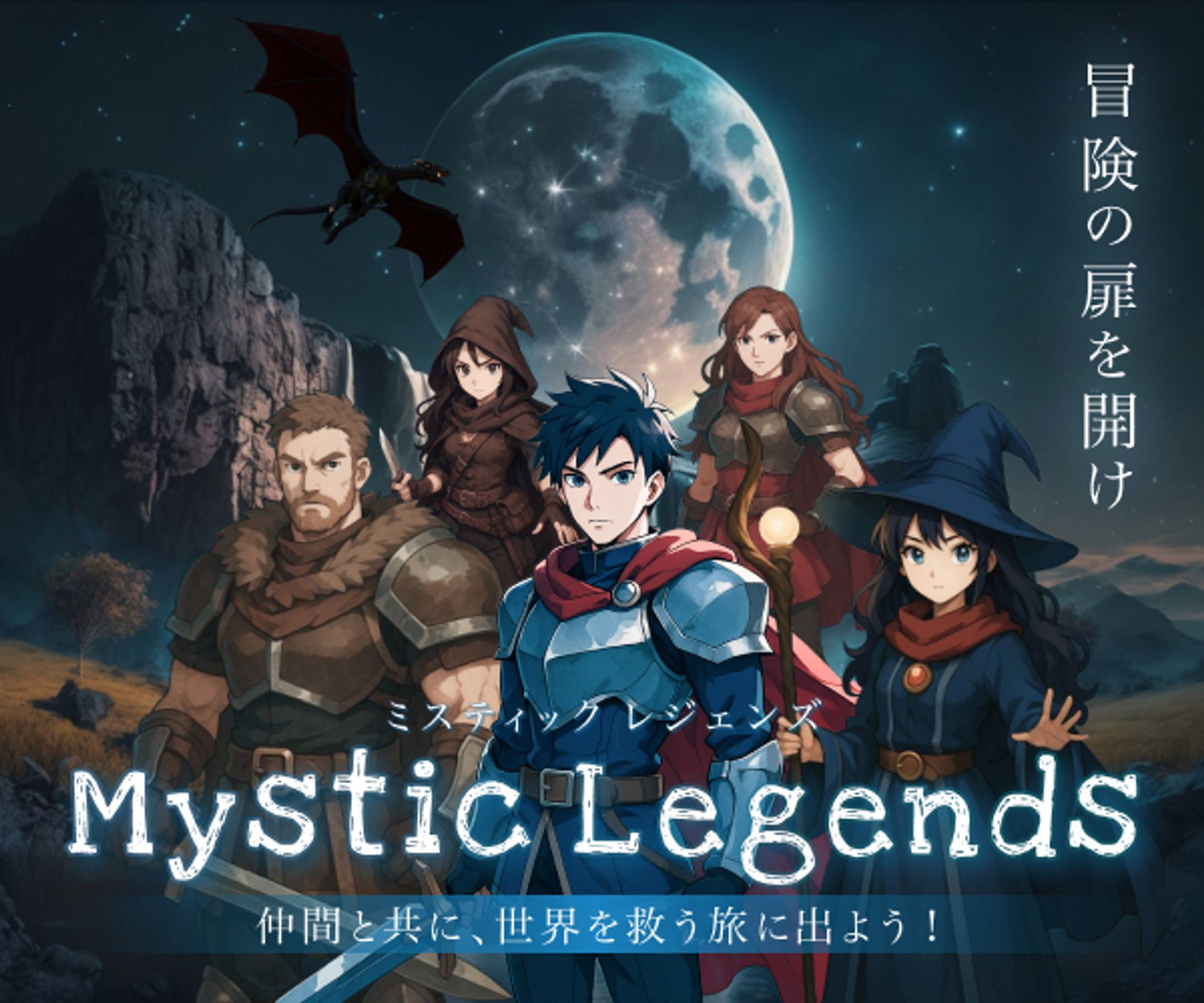 ゲームアプリ - Mystic Legends(架空案件)-1