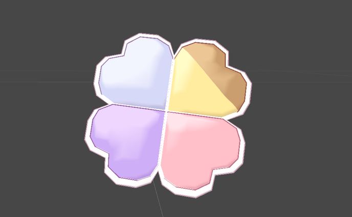 VRCアイドルユニット「ぱすてる」専用バッジ