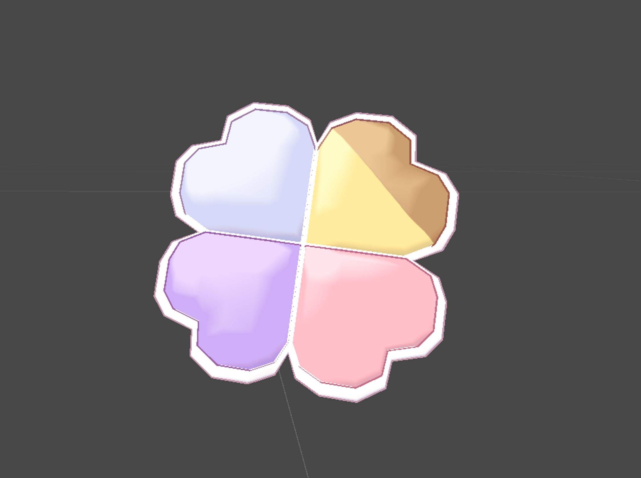 VRCアイドルユニット「ぱすてる」専用バッジ-1