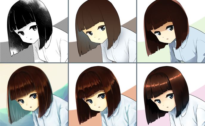 塗り方いろいろ