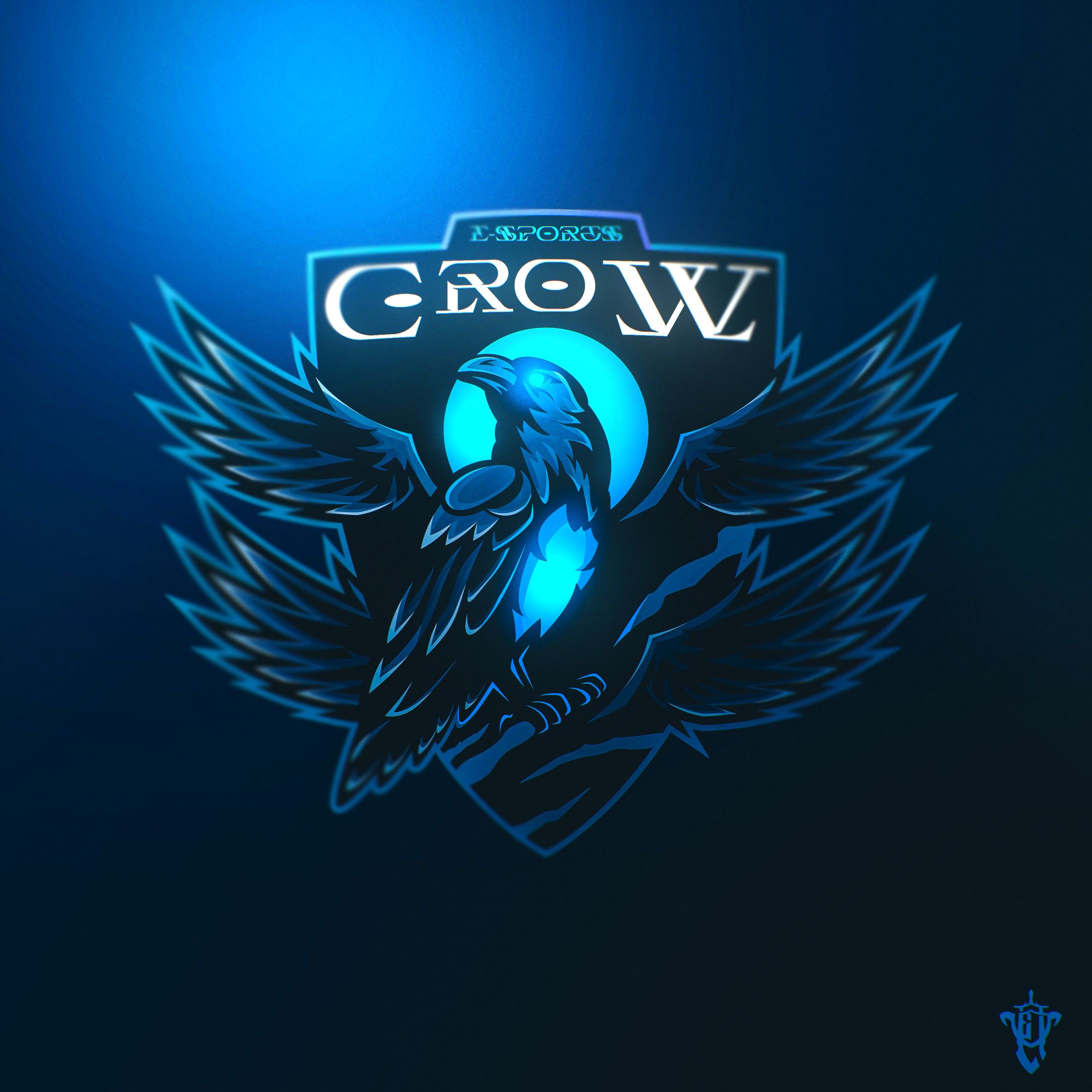 E-Sports team Crow様　ロゴコンペティション-1