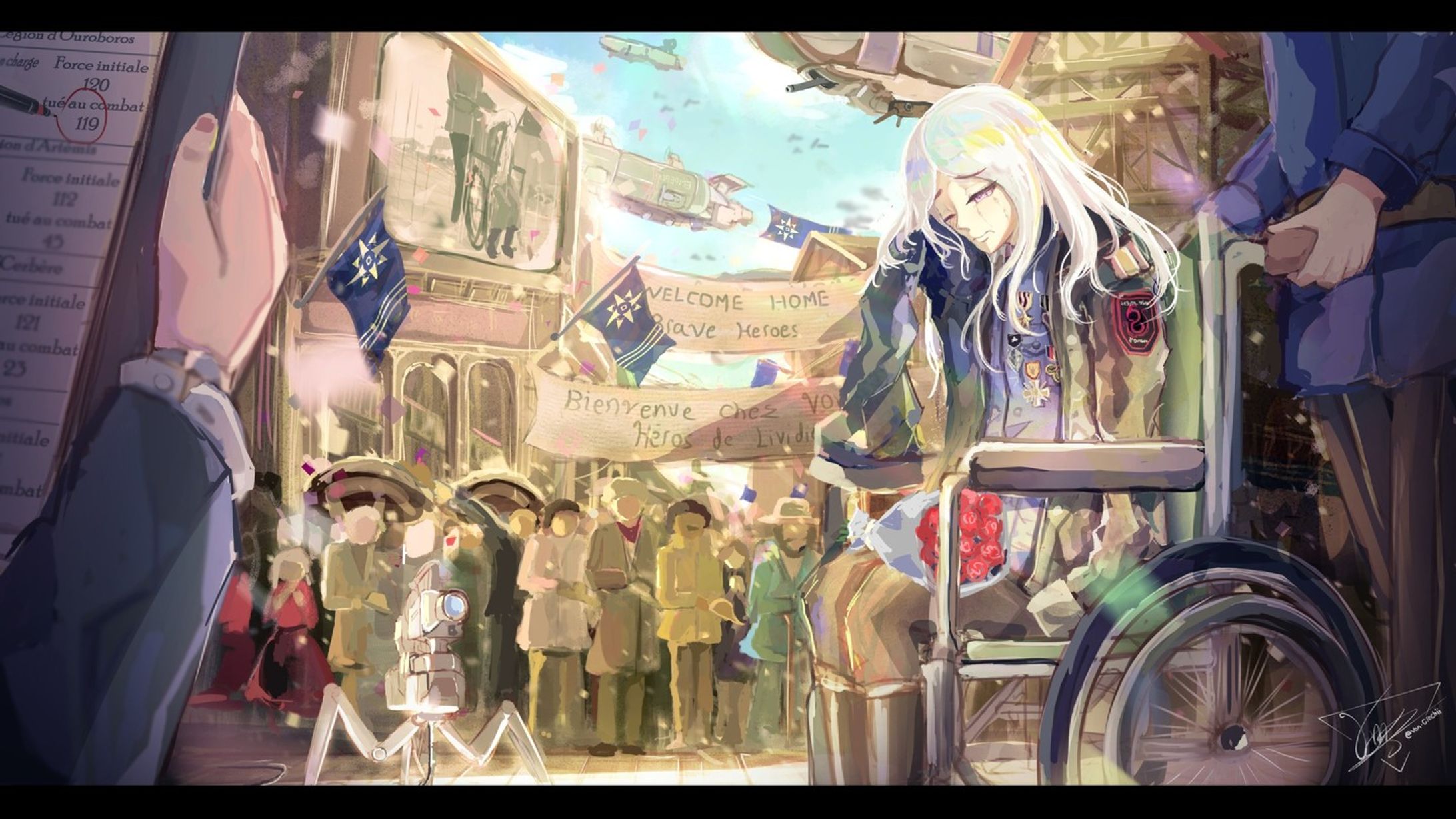 A Lonely Parade

Slide for timelapse

Part of The Snow White Sharpshooter, original illustration series.

#art #illustration #oc #originalillustration #girl #animegirl-1