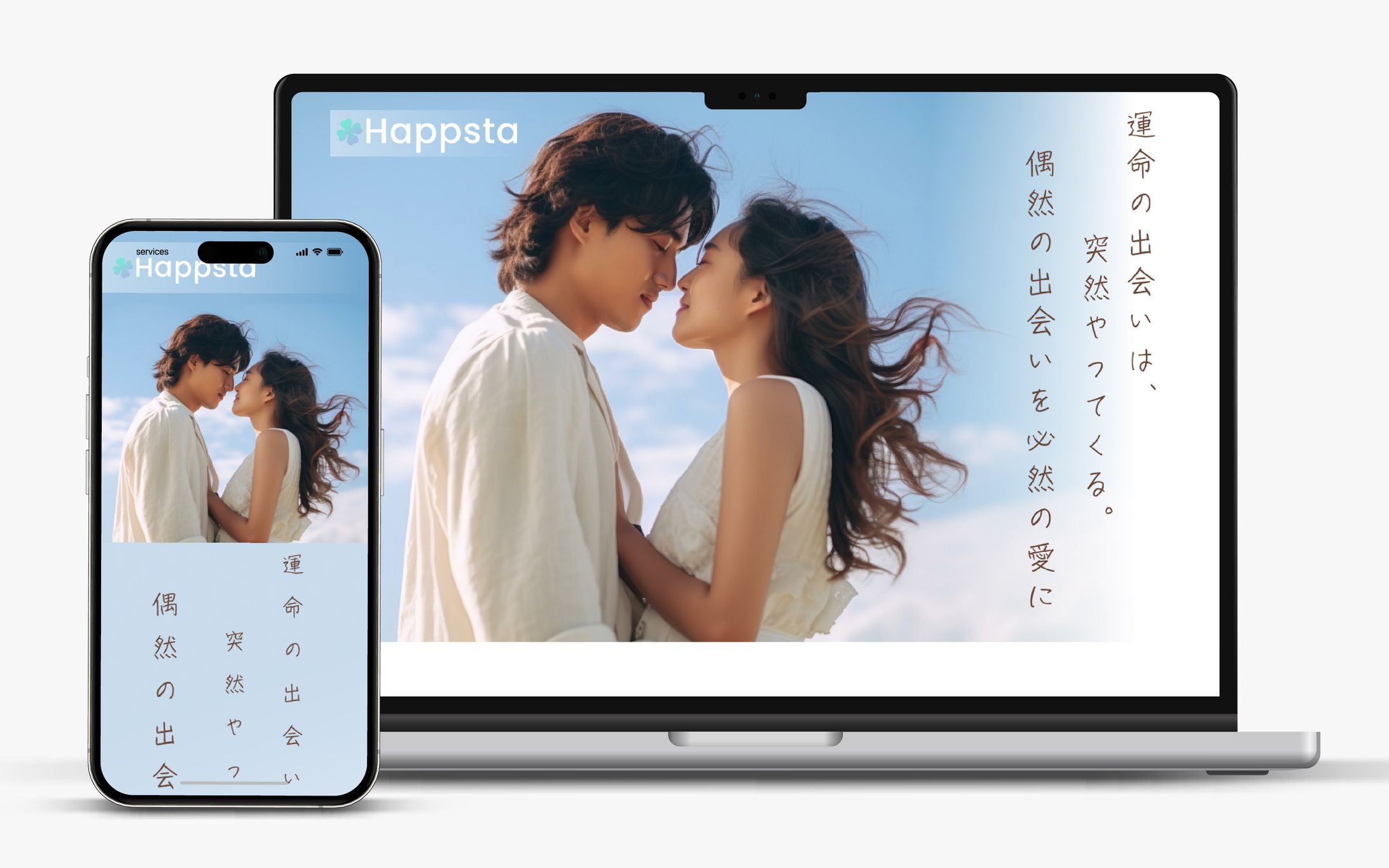 マッチングアプリ　LPデザイン-1
