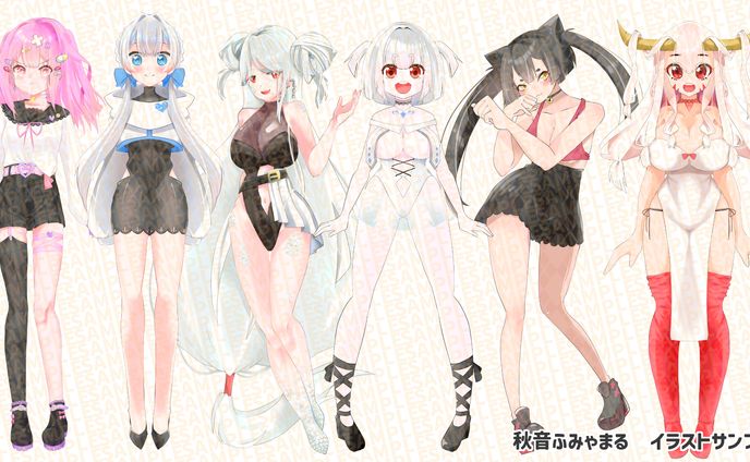 立ち絵、秋音ふみゃまる