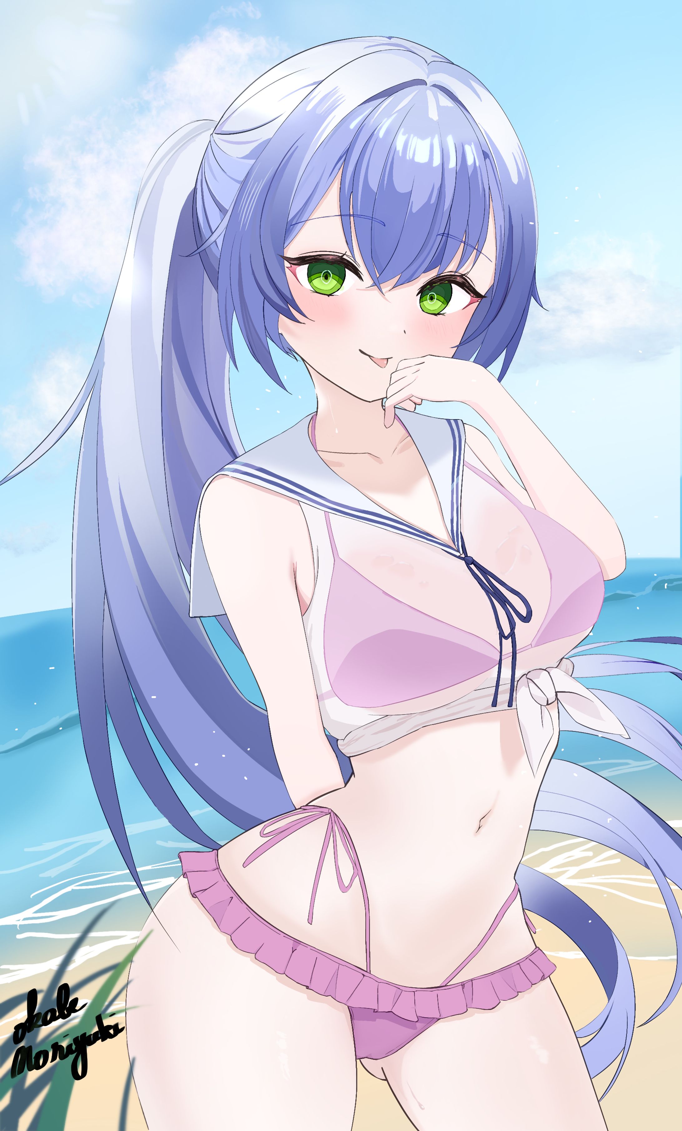 セーラー水着🩵-1