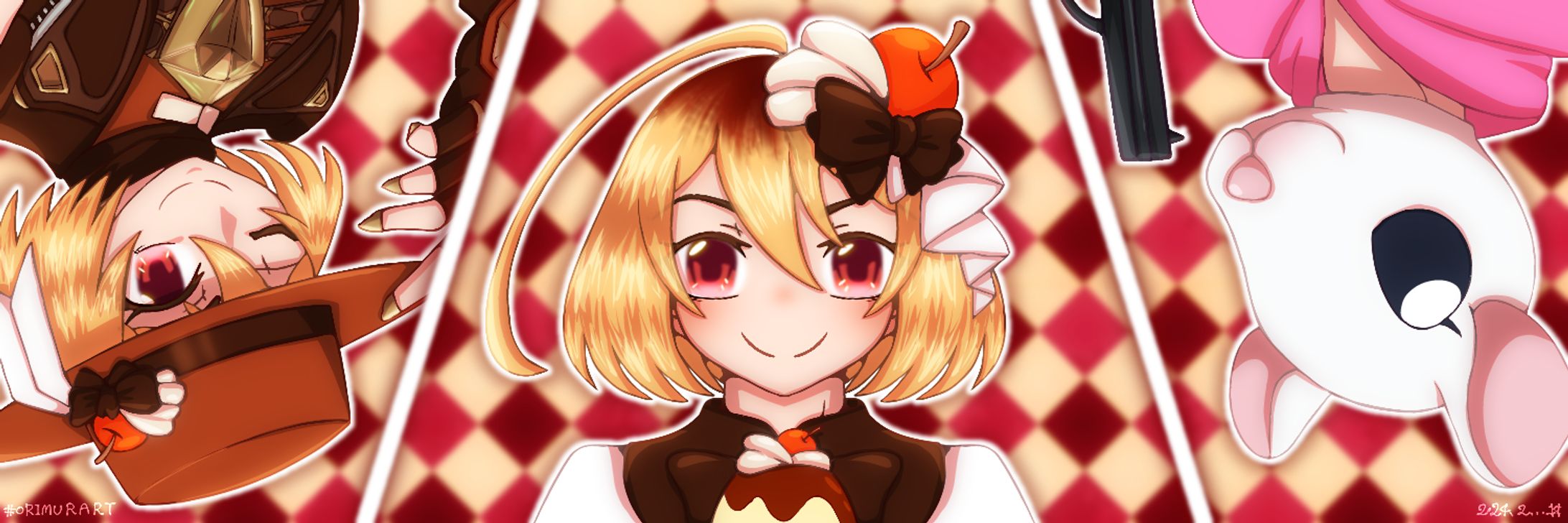 趣味・プリンの妖精(織村)様【誕生日ヘッダー2024】-1