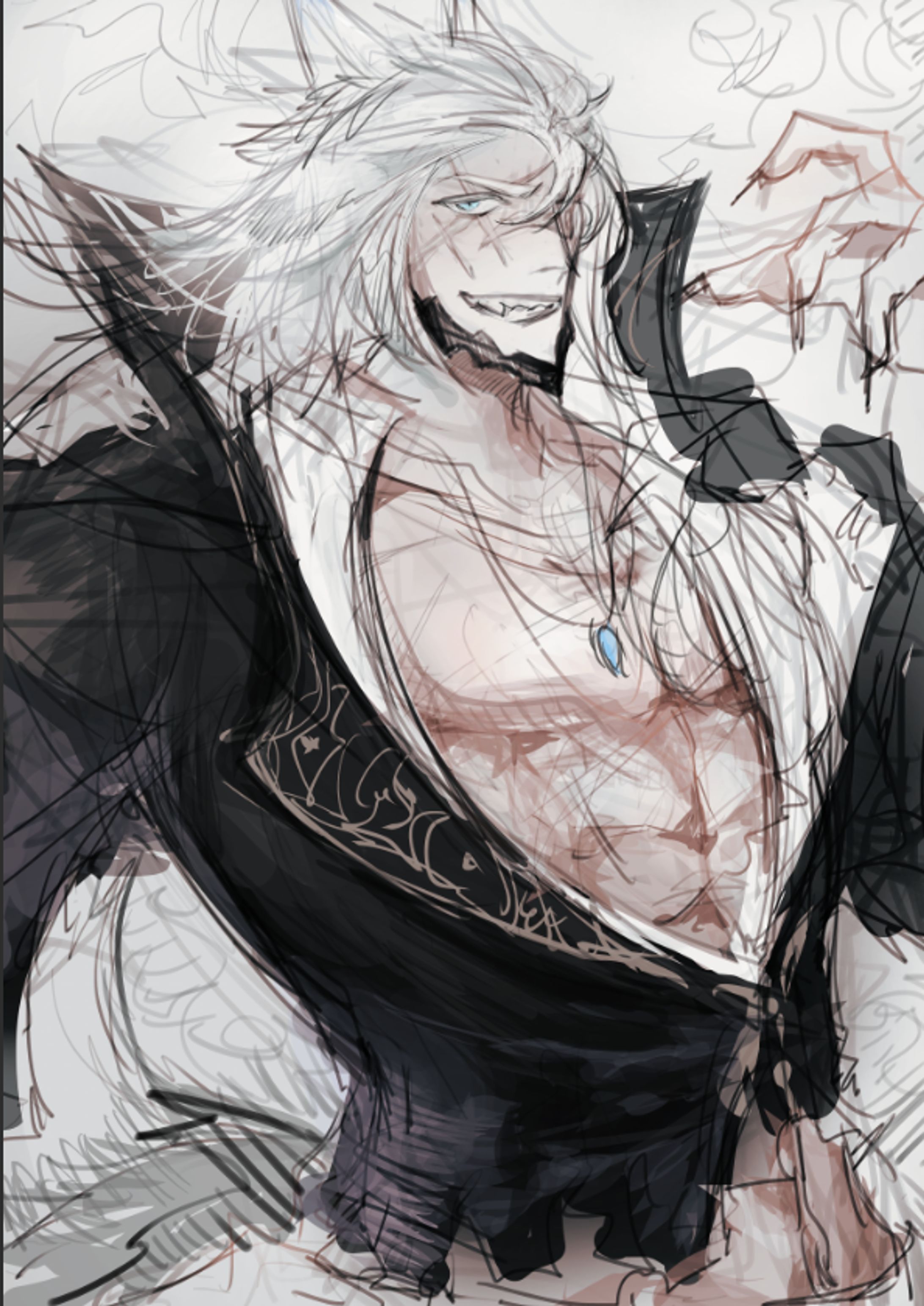 白夜極光　イラスト集-1