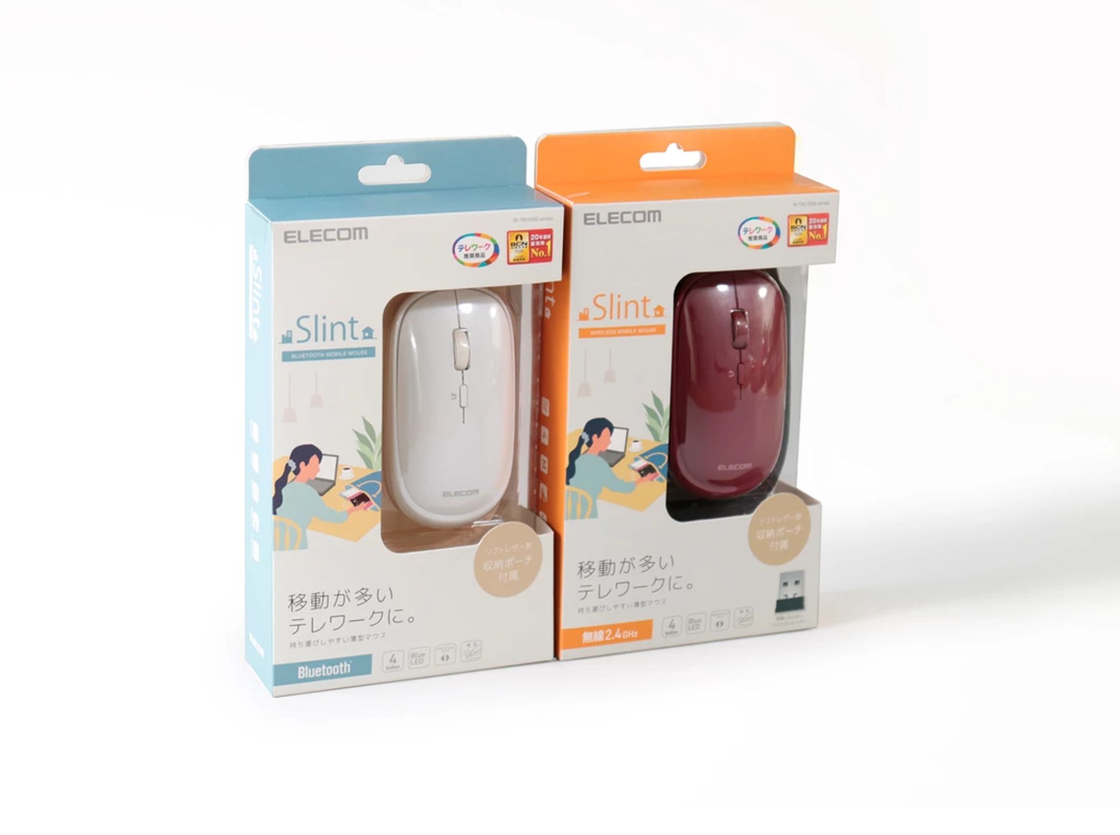 モバイルワーク向け 薄型マウス-1