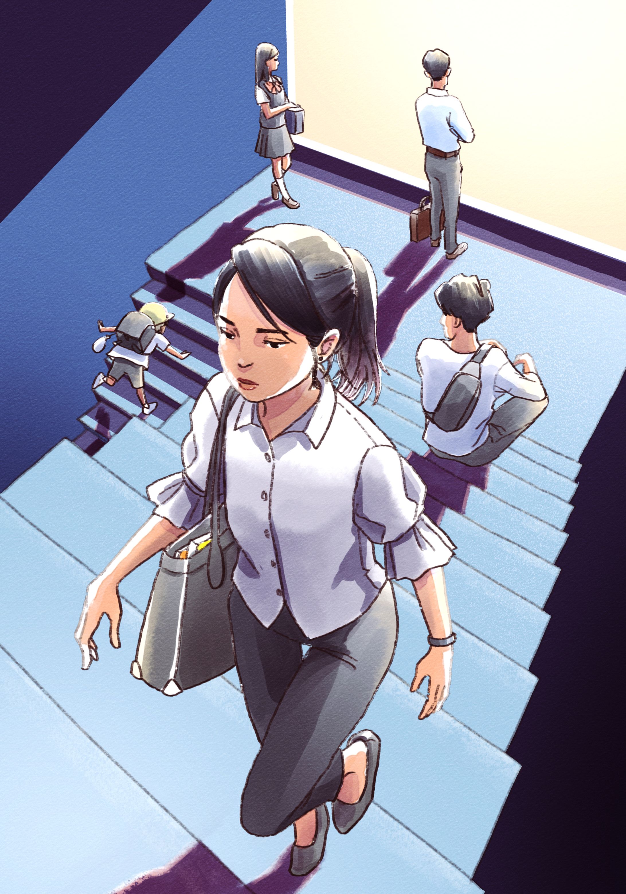 それぞれの階段-1