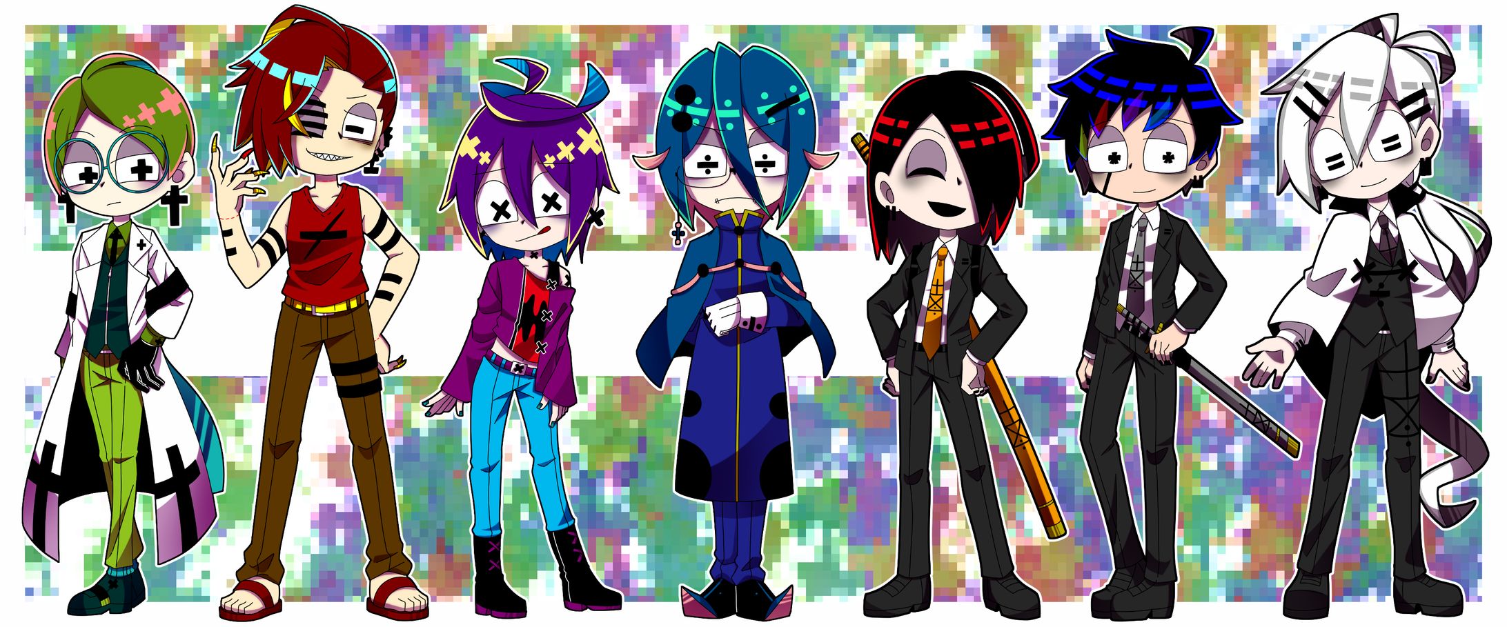 四則演算モチーフキャラデザ-1