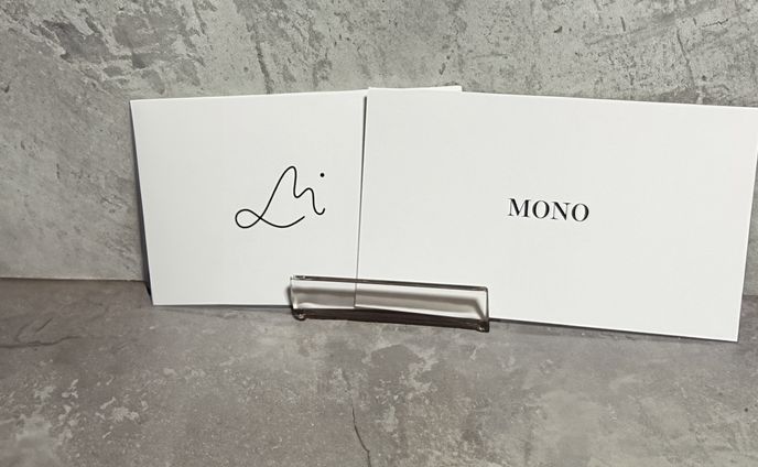 Flowershop MONO Shopcard Design